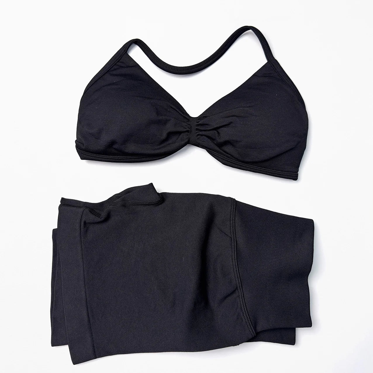 Women's Halter Bra And Shorts Yoga Set For Workout Outfits