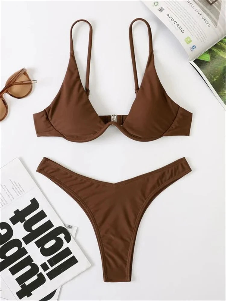 Underwire Halter Bikini
