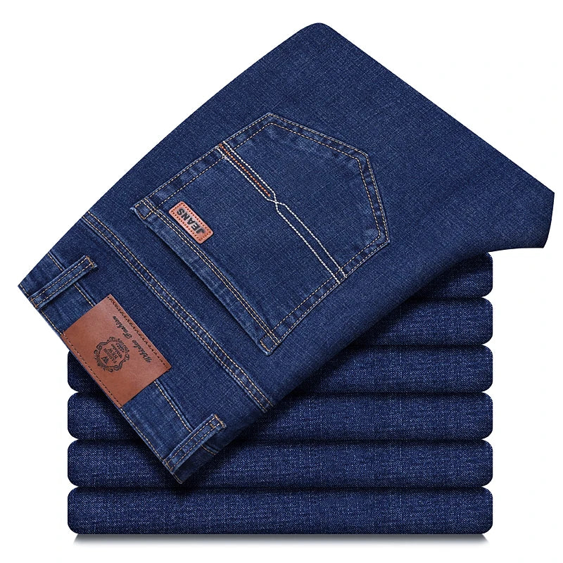 Men's Straight Leg Denim Jeans for Casual Everyday Wear