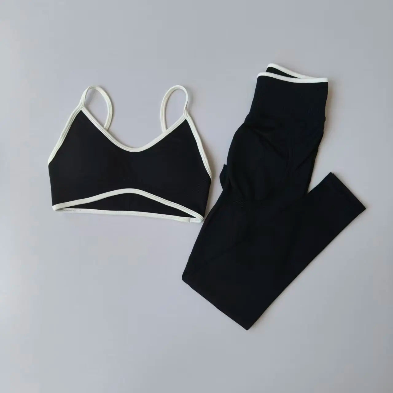 Women's Cross Back Bra And Leggings Yoga Set