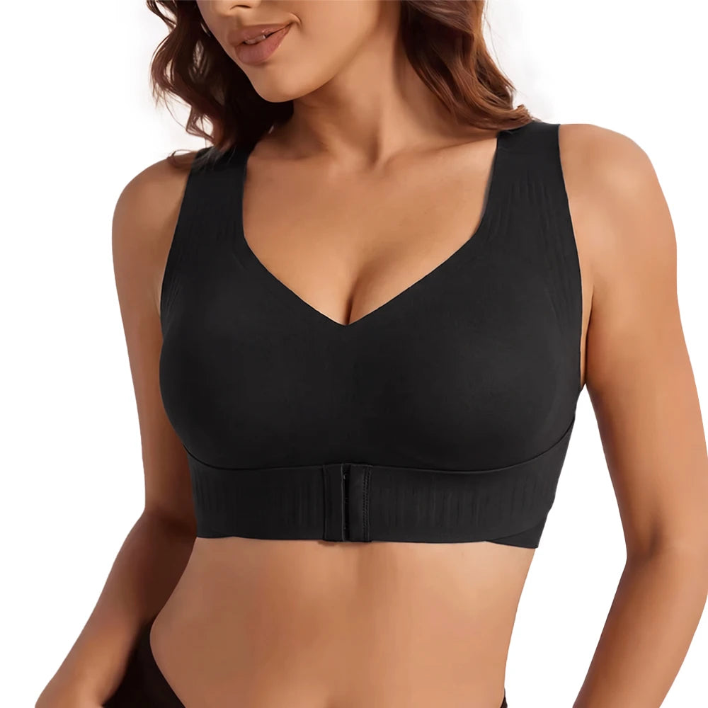 Women's Wide Strap Everyday Bra with Leopard Print Options