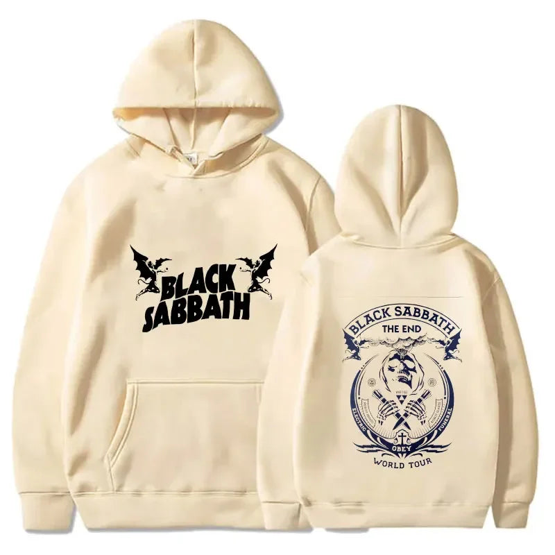 Character-Graphic Long-Sleeve Pullover Hoodie