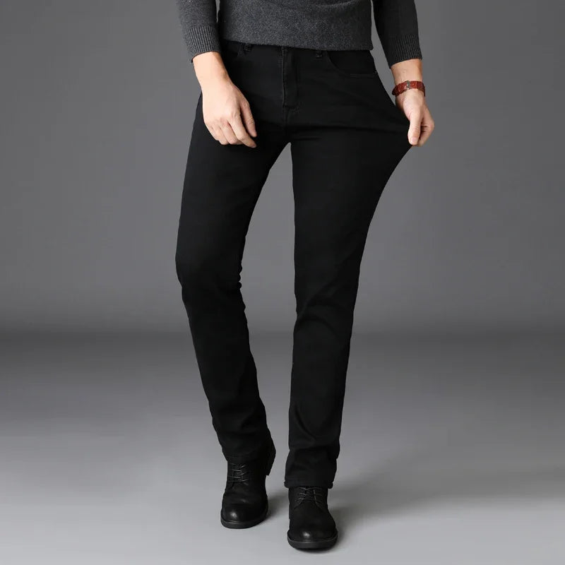 Men's Straight Leg Denim Jeans for Casual Everyday Wear