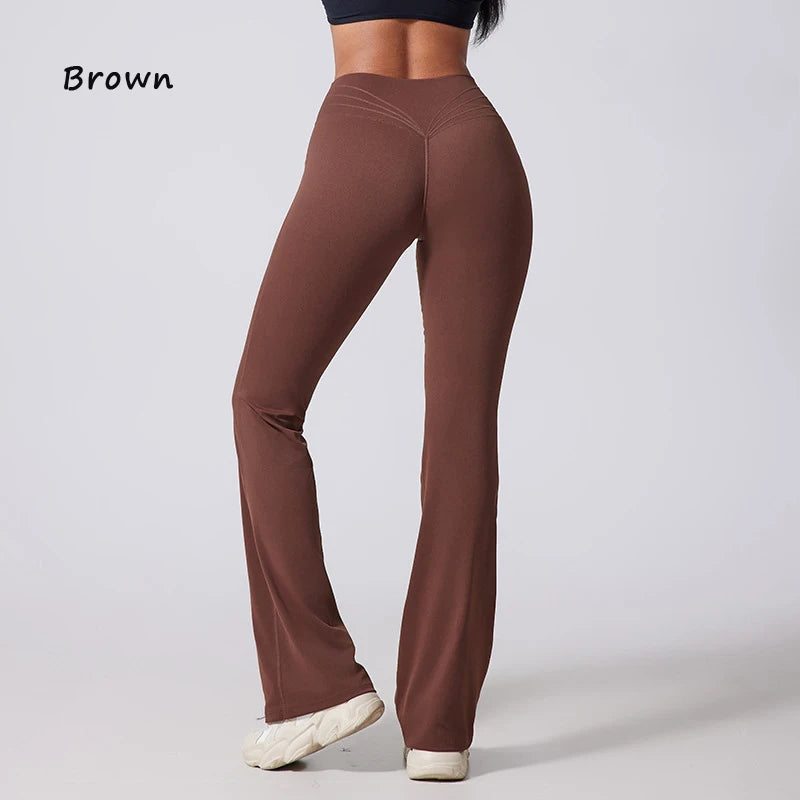 Women's Flared Leggings For Workout Outfits And Layering