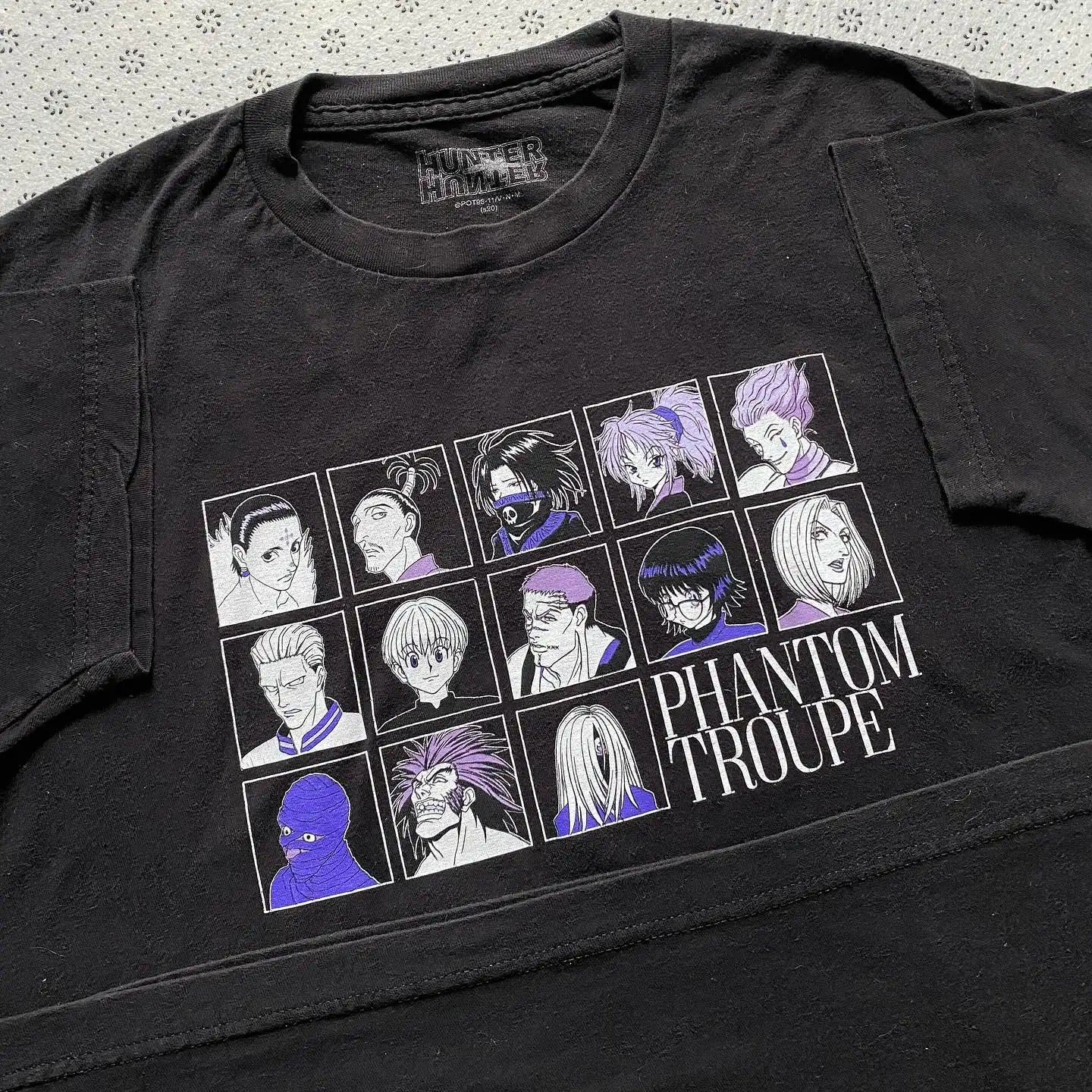 Hunter Anime Oversized T-Shirt Men Streetwear Harajuku Graphic Short Sleeve Tee