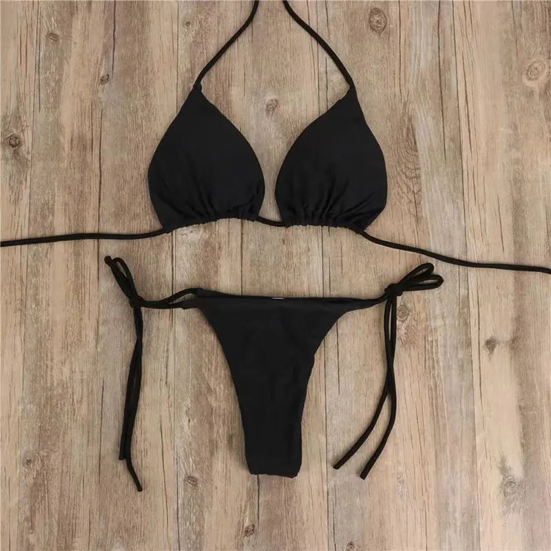Solid Color Bikini