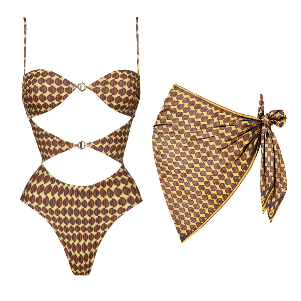 Halter Bikini with Matching Cover-Up Pants
