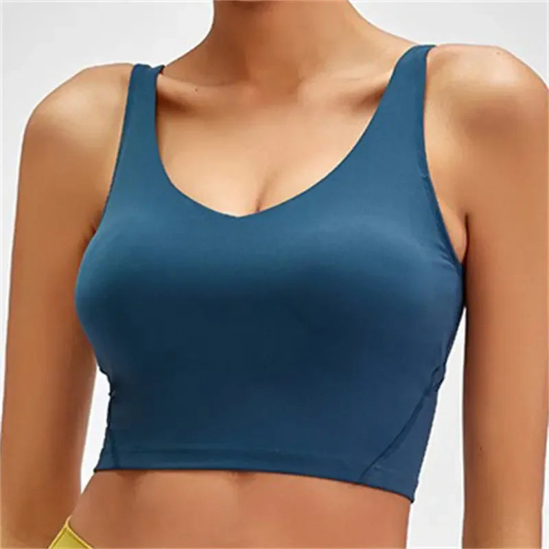 Women's V Neck Longline Tank Top