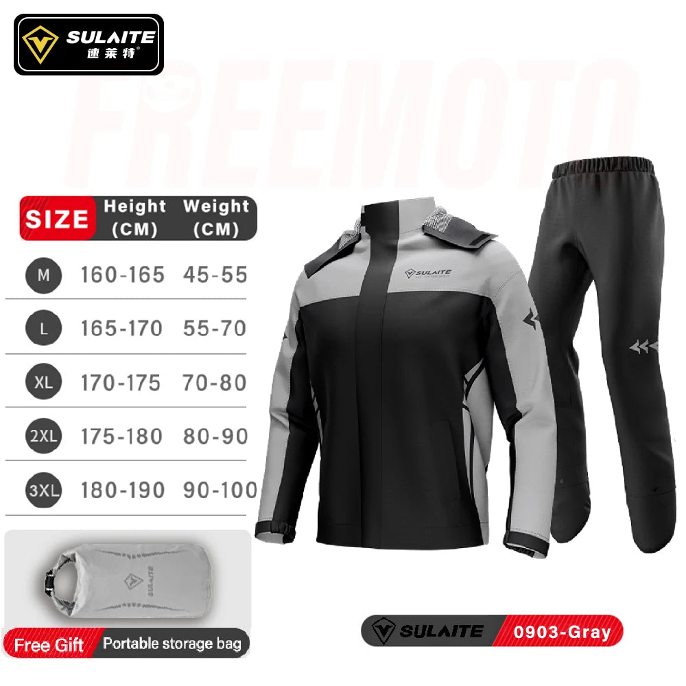 Outdoor Hooded Jacket and Trouser Clothing Set with Style Options