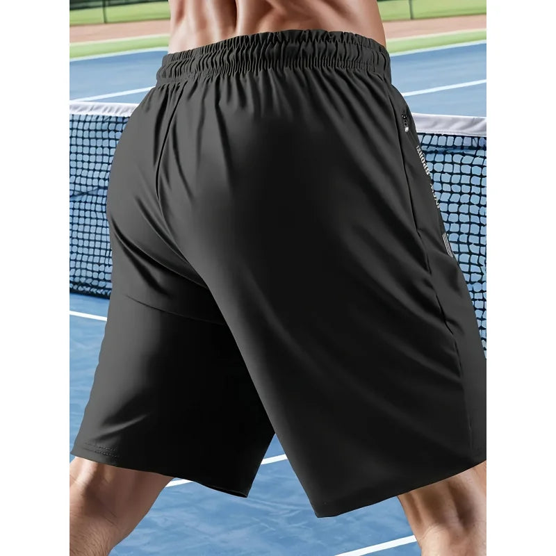 Elastic Waist Short Length Running Sports Shorts for Training