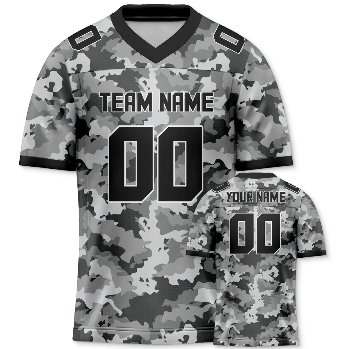 American Football Graphic Short Sleeve Sports Jersey with Number Print