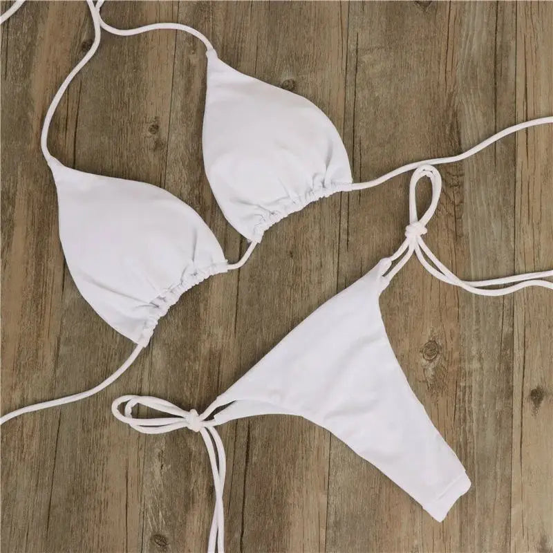 Solid Color Bikini