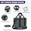 Soft Cooler 30 Cans Cooler Bag Insulated 100% Leak Proof Waterproof Beach Cooler Portable Lightweight Camping Soft Ice
