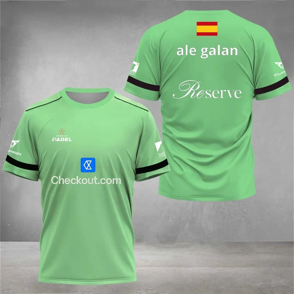 Padel Graphic Short Sleeve T-shirt For Sports Outfits