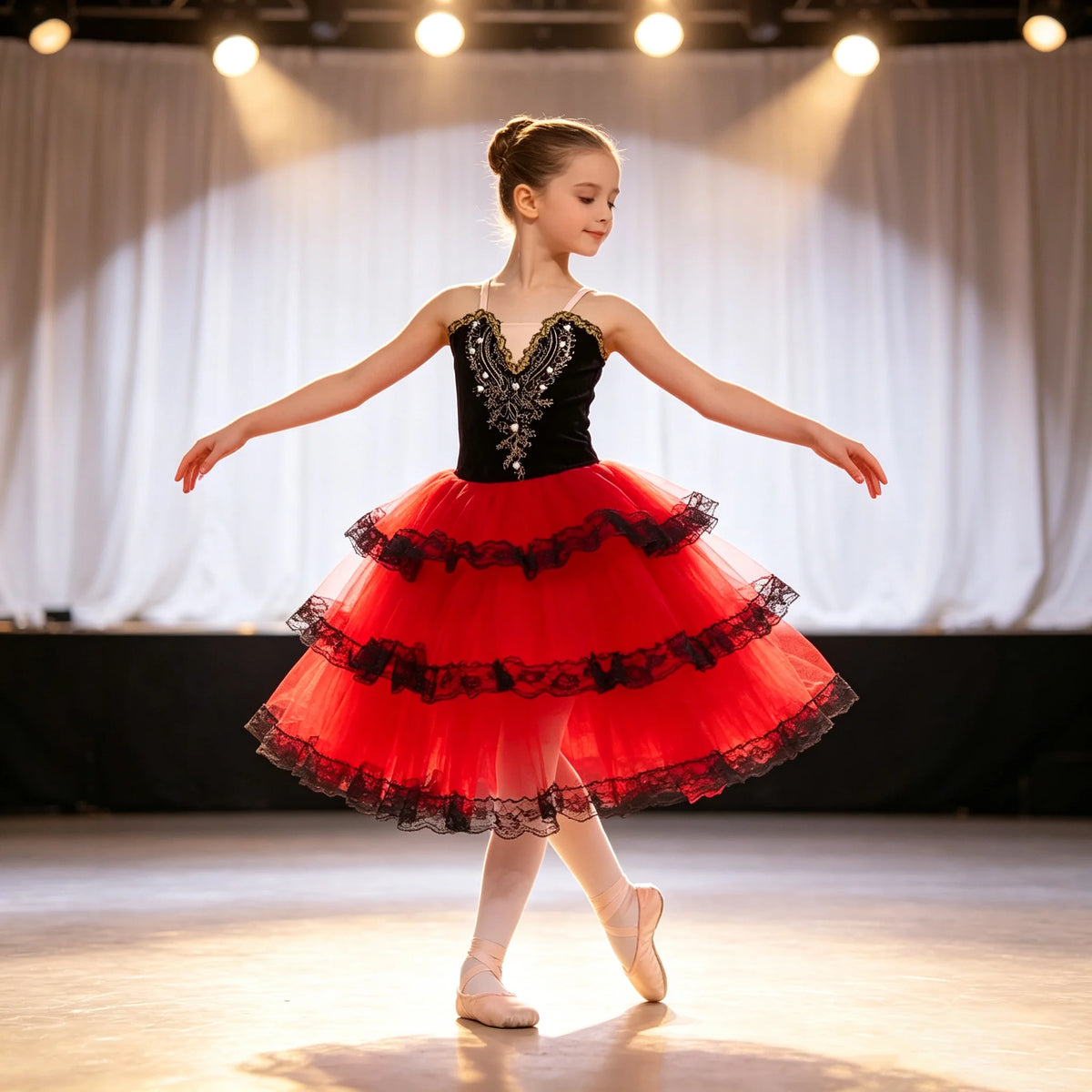 Romantic Ballet Tutu Costume with Child and Adult Labelled Size Options