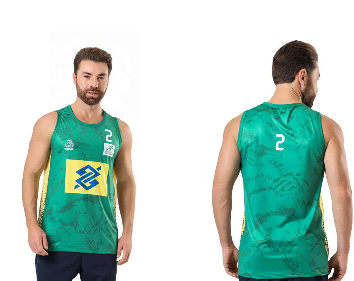 Number Two Volleyball Sleeveless Tank Top For Sports Outfits