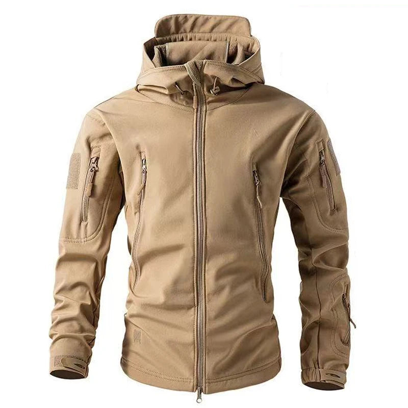 Men's Stand Collar Softshell Jacket
