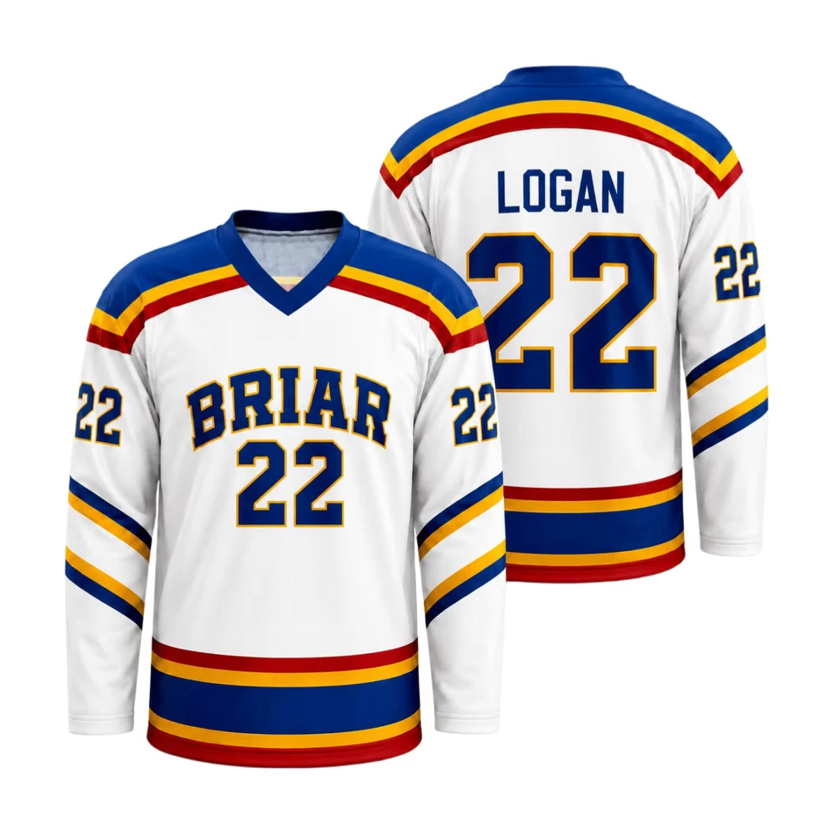 Briar University Number Graphic Long Sleeve Jersey For Sports Outfits