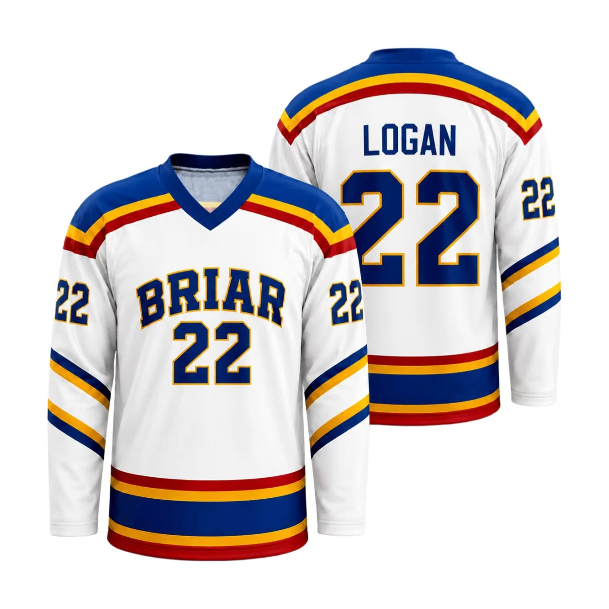 Briar University Number Graphic Long Sleeve Jersey For Sports Outfits