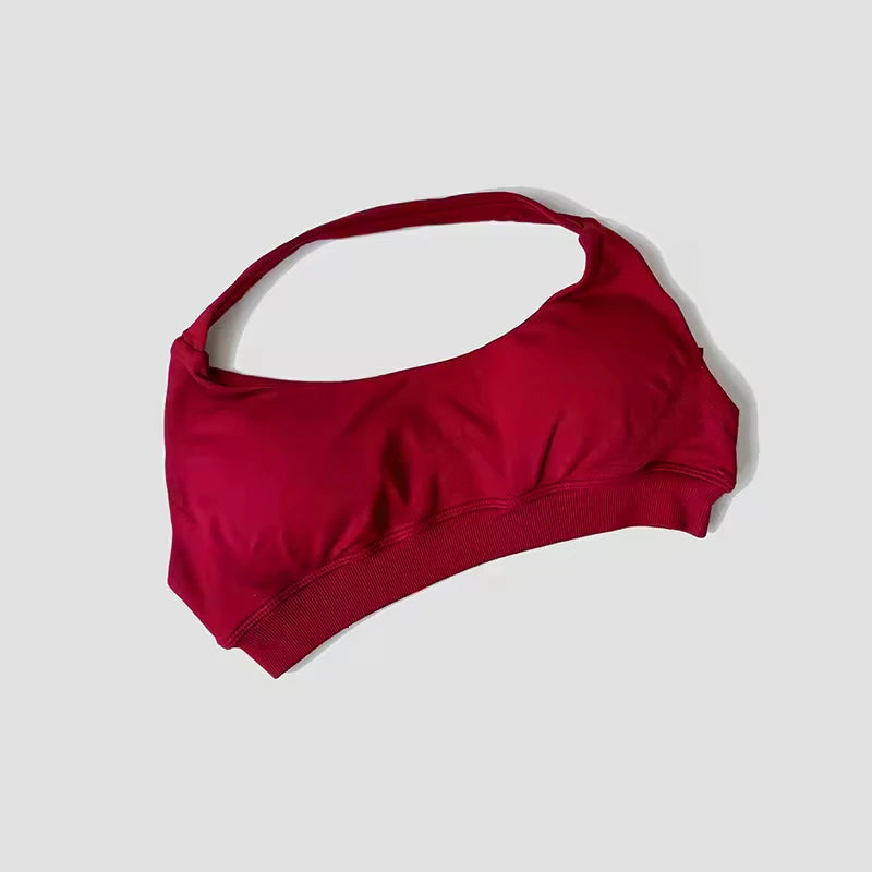 Women's Scoop Neck Halter Sports Bra