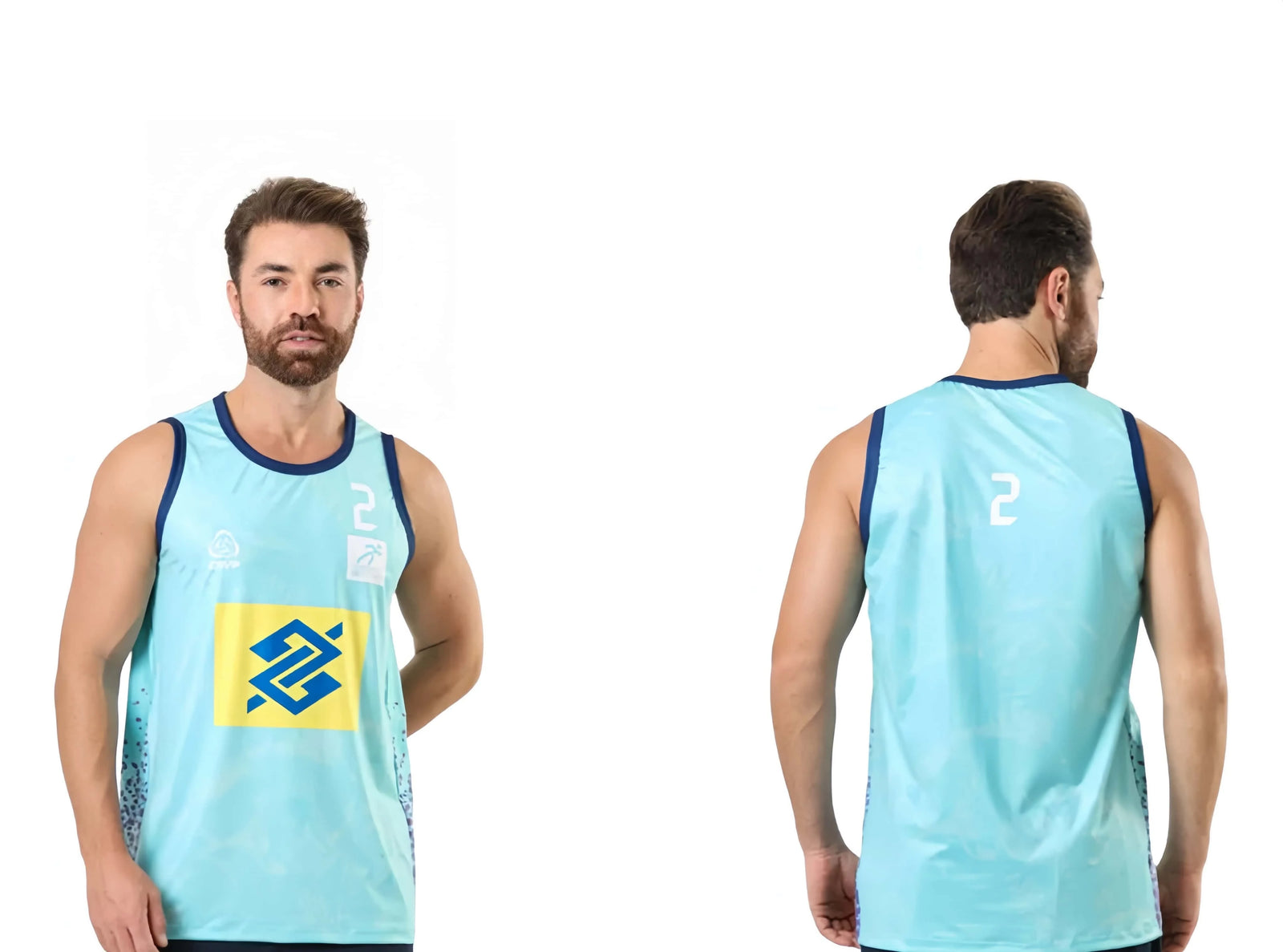 Number Two Volleyball Sleeveless Tank Top For Sports Outfits