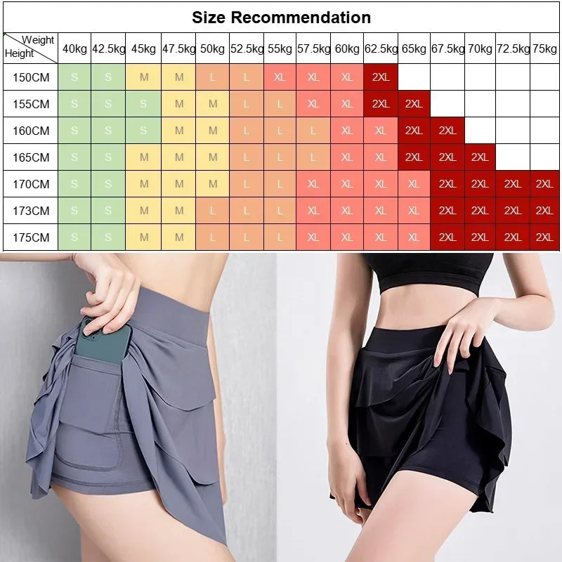 Women's Pleated Tennis Skort