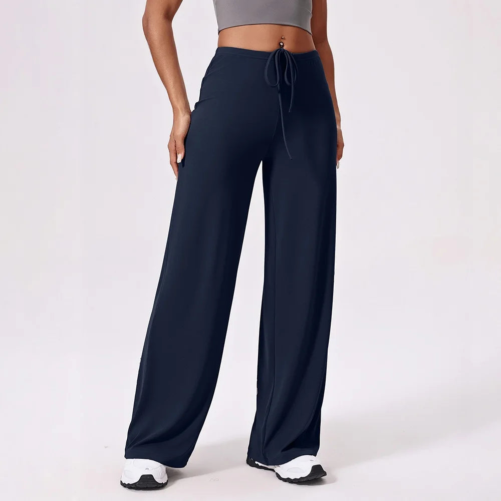 Women's Short-Sleeve Crop Top and Pants Workout Set