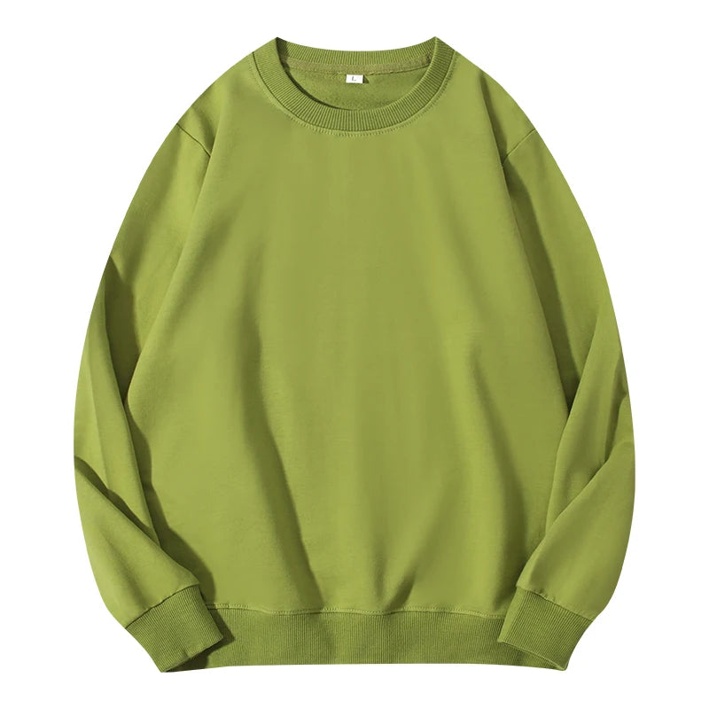 Long Sleeve Casual Pullover Sweatshirt with Original Style Options