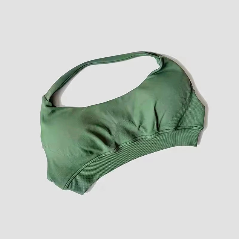 Women's Scoop Neck Halter Sports Bra