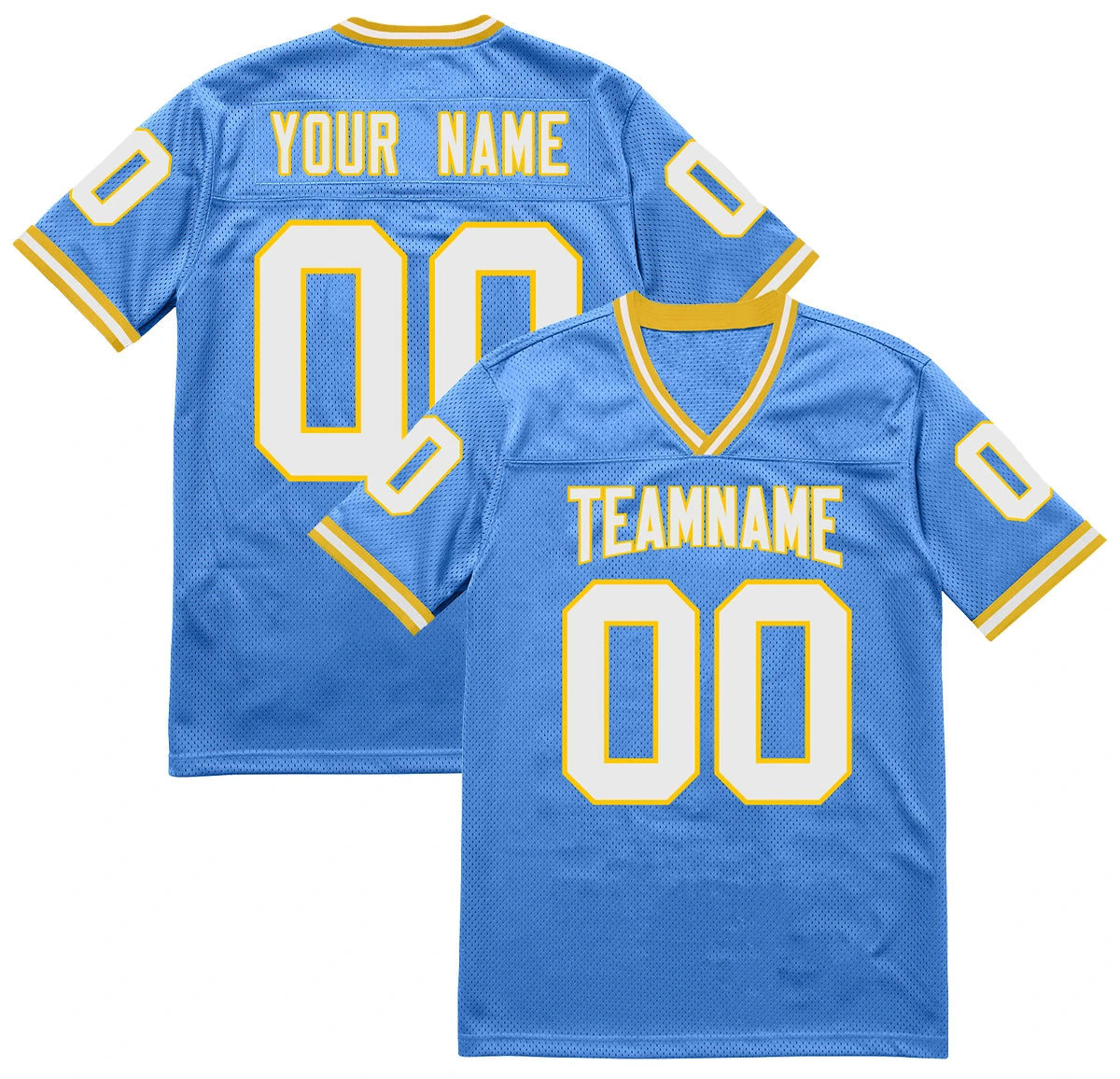 American Football Graphic Short Sleeve Crew Neck Sports T Shirt