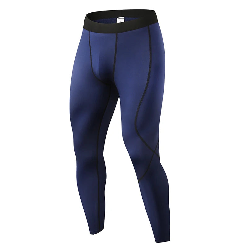 Men's Fitted Training Leggings for Gym and Running