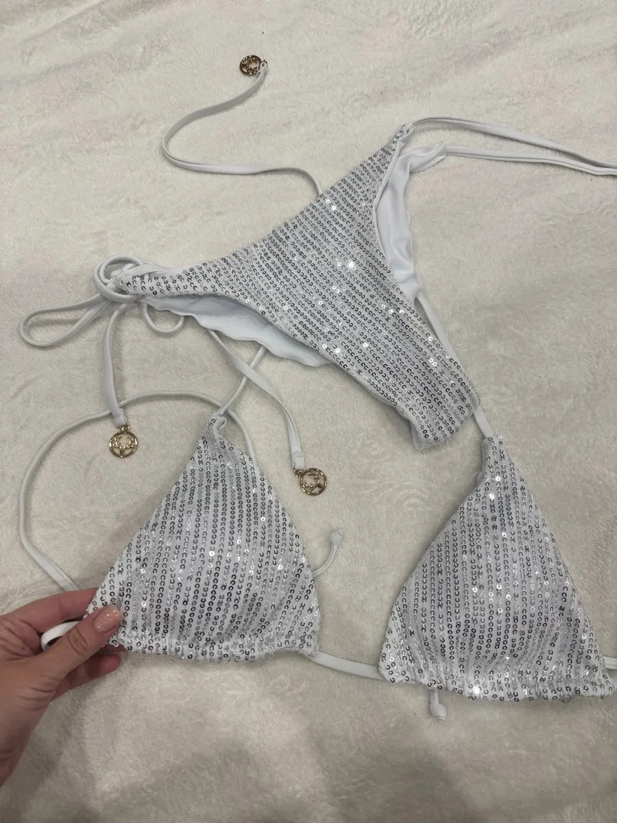 Sequin Detail Bikini