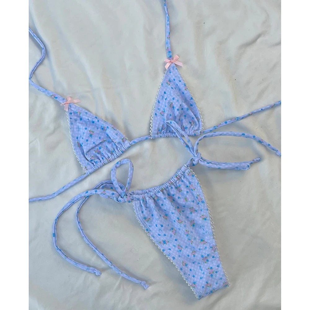 Printed Micro Bikini