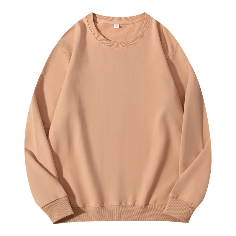 Long Sleeve Casual Pullover Sweatshirt with Original Style Options