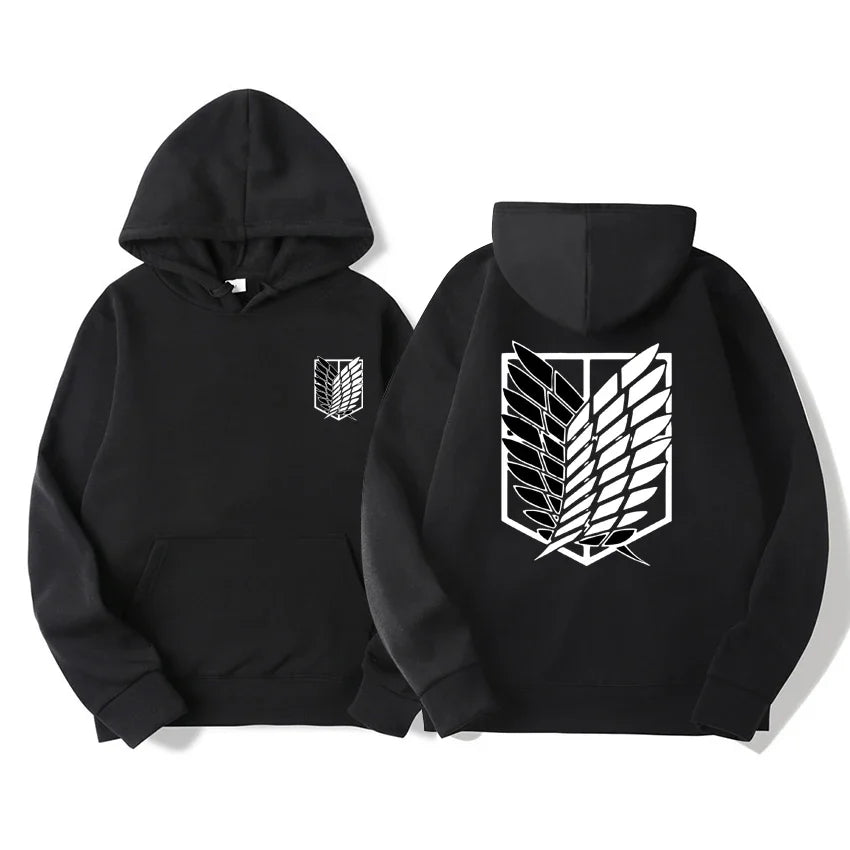 Attack on Titan Graphic Pullover Hoodie