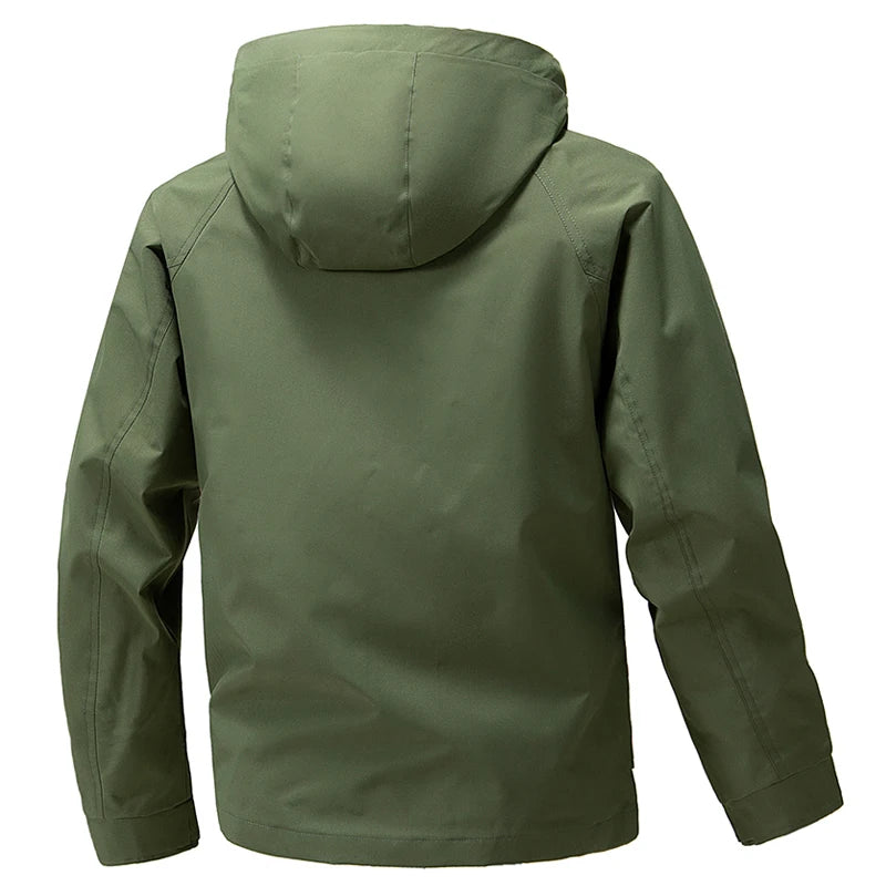 Unisex Waterproof Windproof Hiking Jacket for Camping and Fishing
