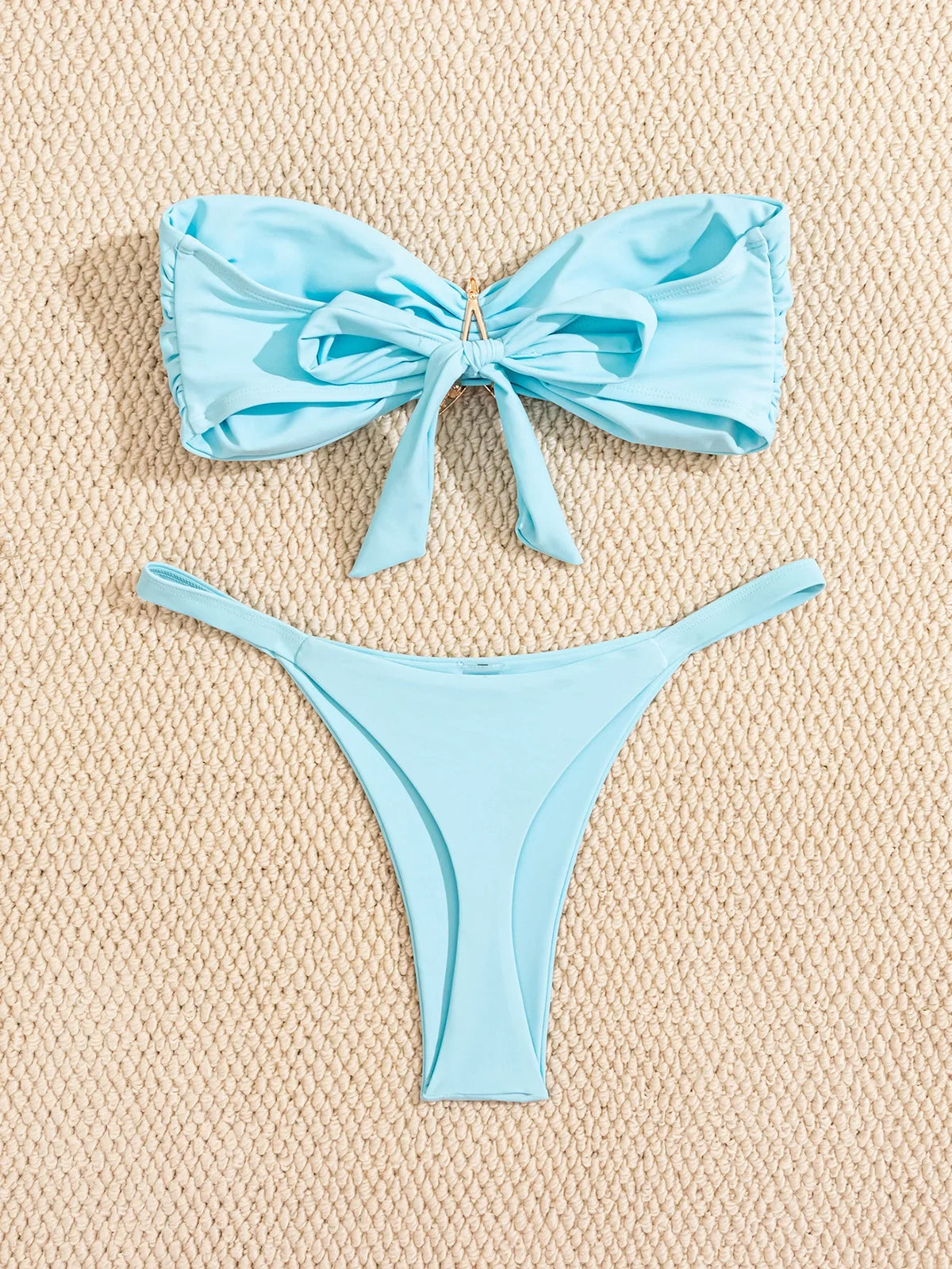 Starfish Detail Bandeau Bikini