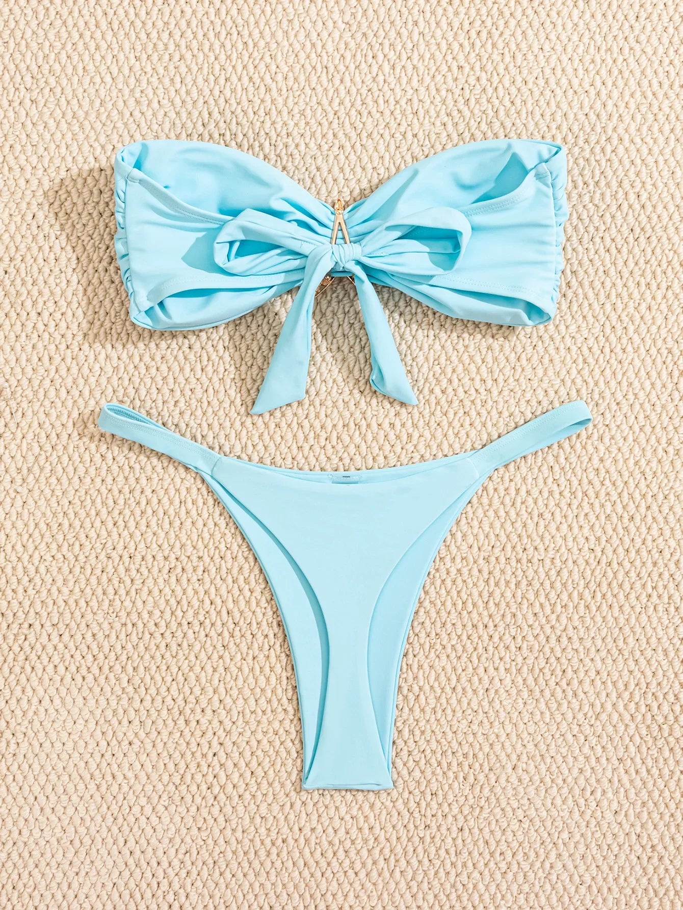 Starfish Detail Bandeau Bikini