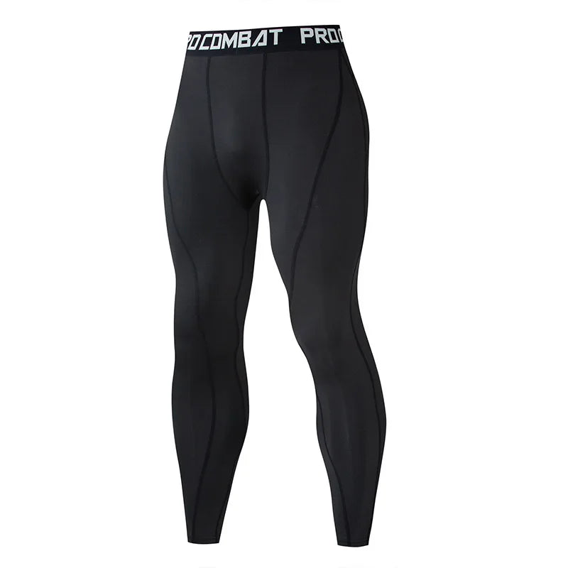 Men's Fitted Training Leggings for Gym and Running