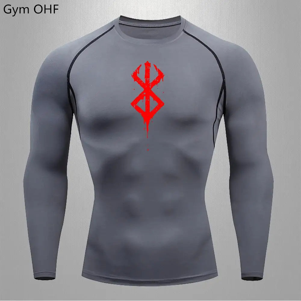 Fitted Crew Neck Short Sleeve Compression T Shirt