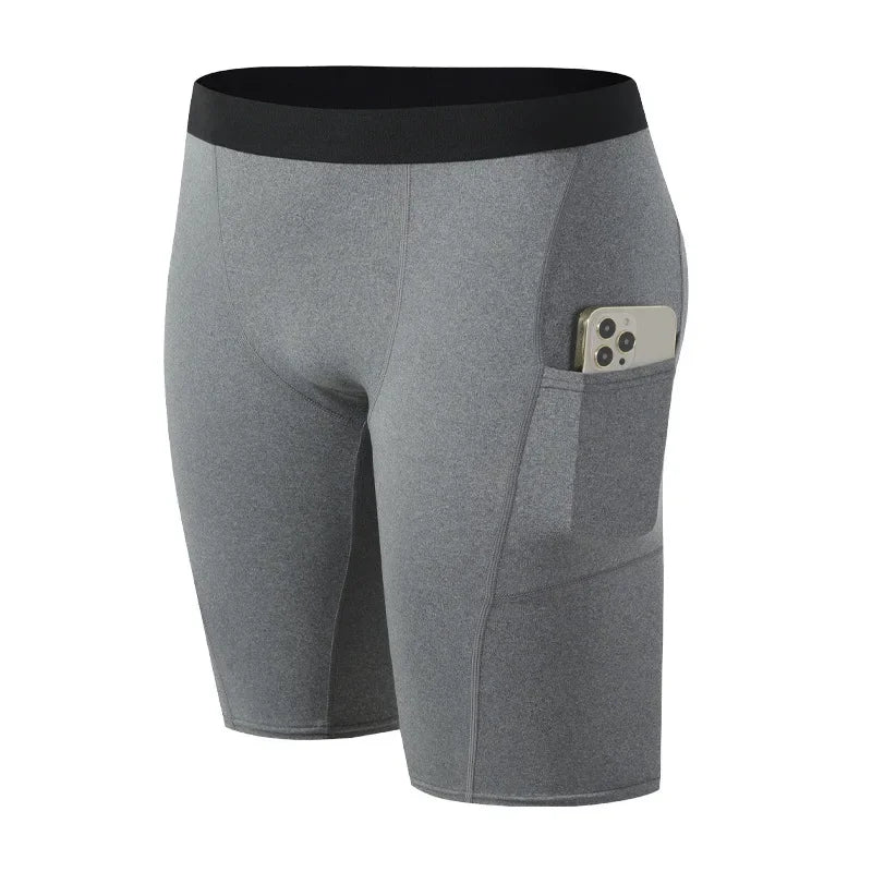 Men's Pocket Training Shorts for Gym and Running