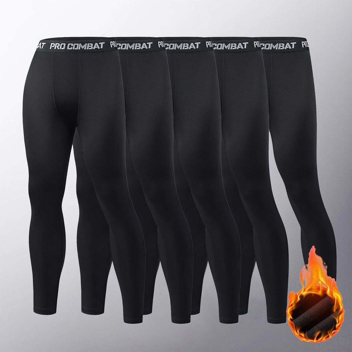 Men's Fitted Training Leggings for Gym and Running