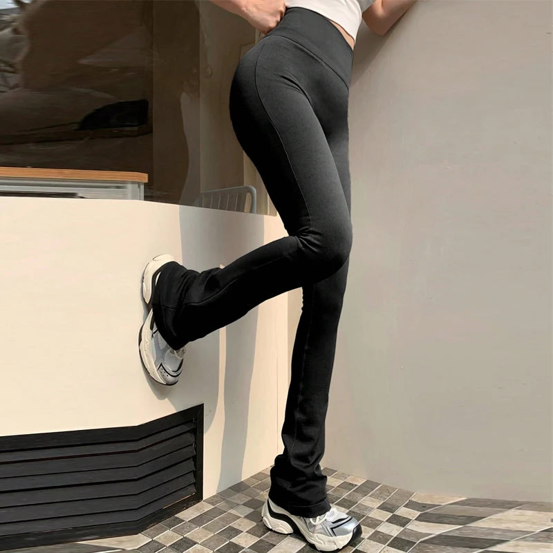 Women's High Waist Flared Yoga Pants