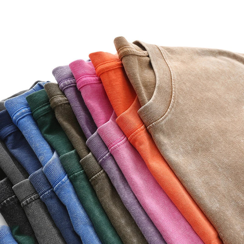 Men’s Washed Oversized Short-Sleeve T-Shirt