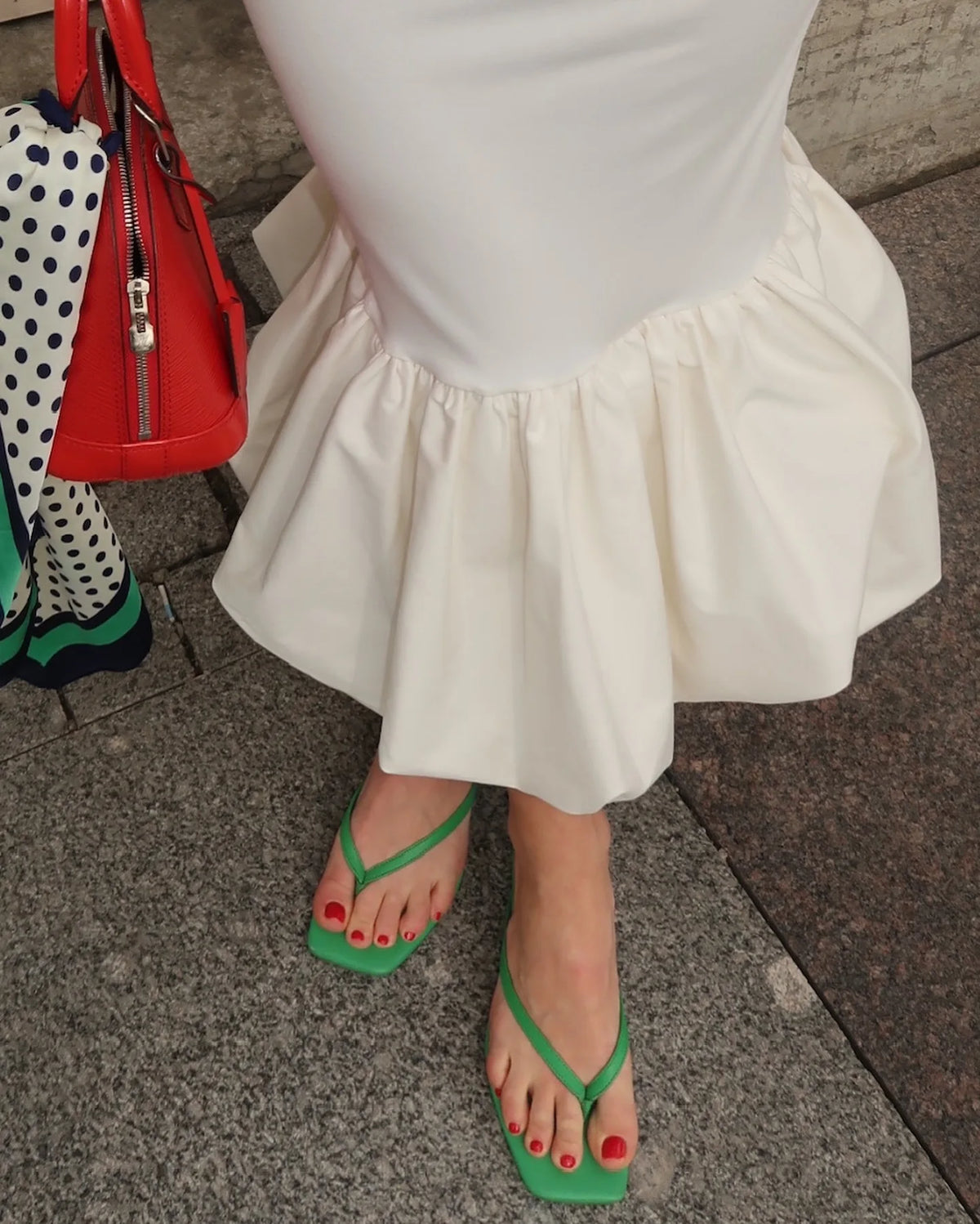 Women's Ruffle Hem Tank Top with Separate Long Sleeve Top and Skirt Options