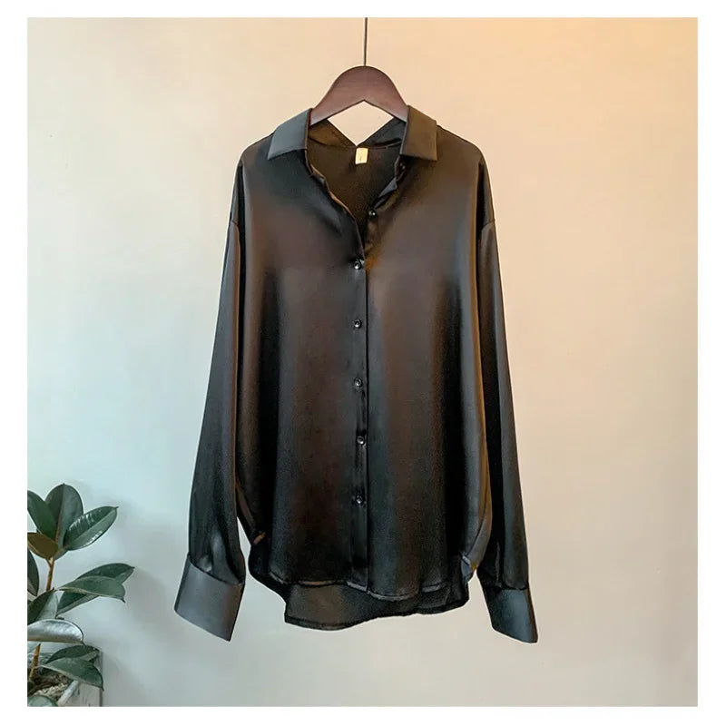 Women's Collared Long Sleeve Shirt