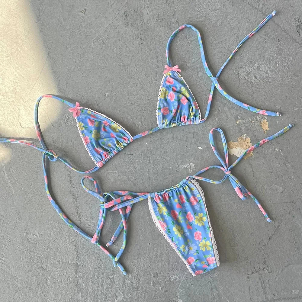 Printed Micro Bikini