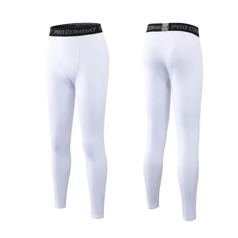 Men's Fitted Training Leggings for Gym and Running