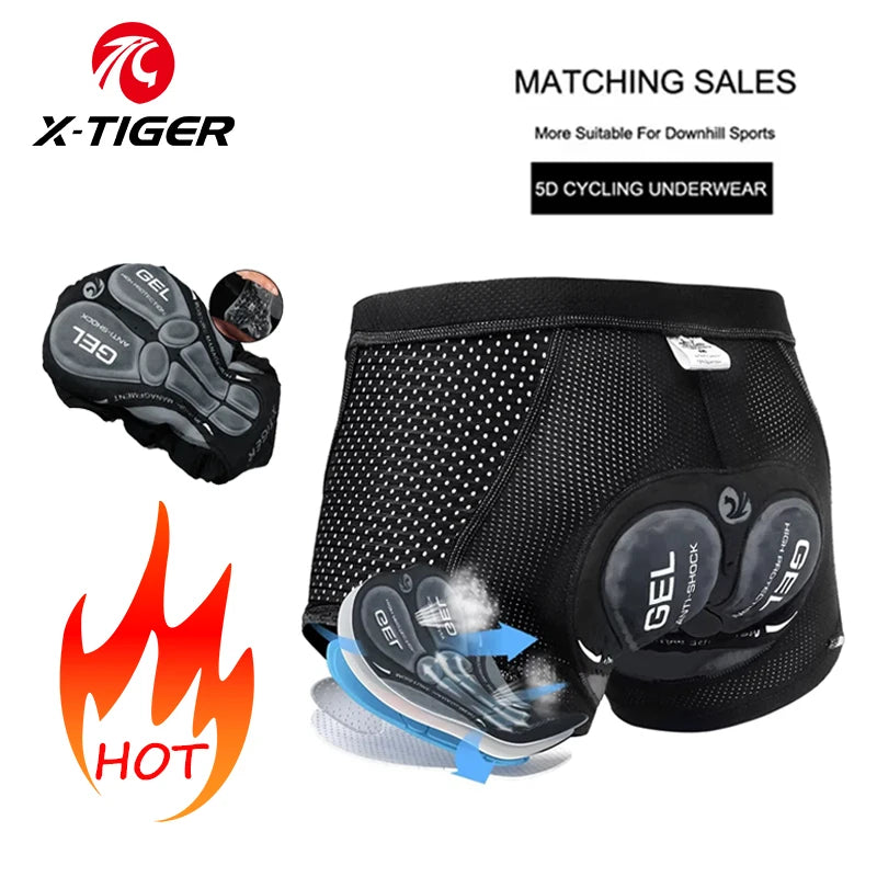 Men's Padded Cycling Underwear Shorts