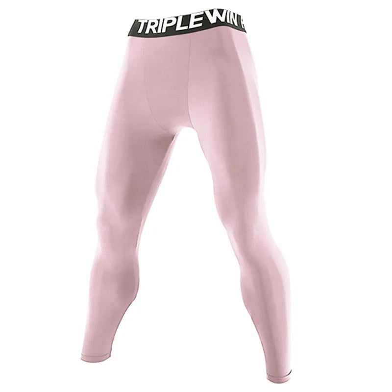 Men's Fitted Training Leggings for Gym and Running